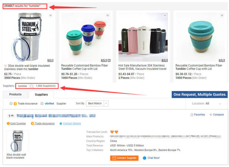 tumblers and tumbler suppliers on alibaba