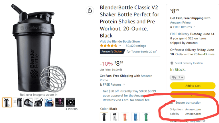 Sold by Amazon